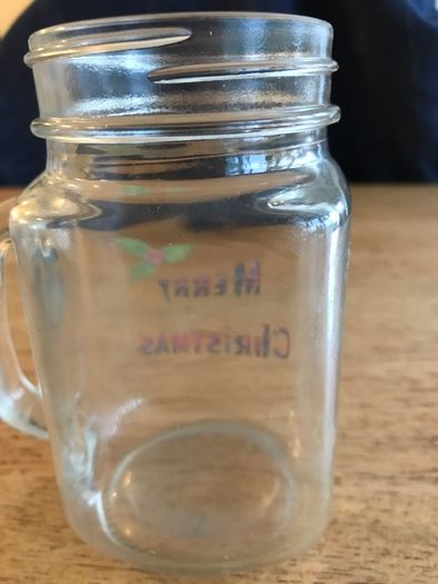'Merry Christmas' Pint Glass with Handle