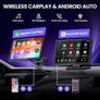 9.0 Wireless Carplay Screen for Car with 4K Dash Cam & 1080P Backup Camera, Touchscreen Car Stereo with Carplay & Android Auto, GPS Navigation, Mirror Link, Voice Control Image 2