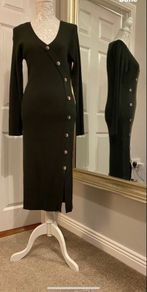 dress new green knitted fabric
