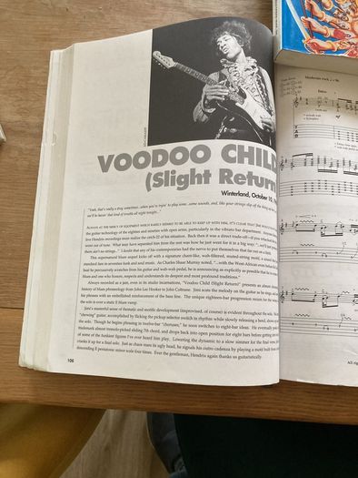 2 Jimi Hendrix Transcription Books