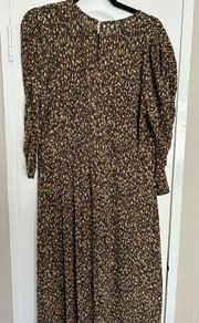 Brown maxi dress
