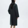 Mango Oversized wool coat  in GREEN Image 6
