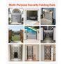 Single Folding Security Gate, 198 cm H x 229 cm W Folding Door Gate, Steel Accordion Security Gate, Flexible Expanding Security Gate Image 6