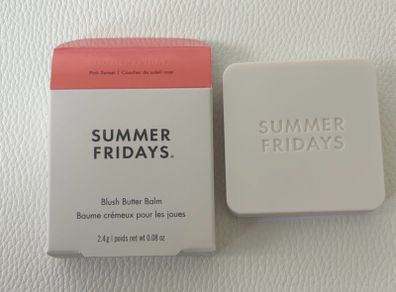 Summer Fridays blush butter balm 2.4g shade pink sunset
