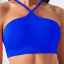 Royal Blue Halter neck Sports Top, size S Image 2