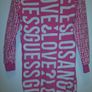 girls guess pink dress Image 2