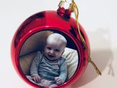 Custom Printed Christmas Tree Decoration Ornament With Your Photo