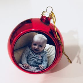 Custom Printed Christmas Tree Decoration Ornament With Your Photo