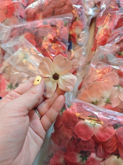 red and pink artificial flowers bundle wholesale