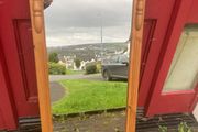 Pine wall mirror