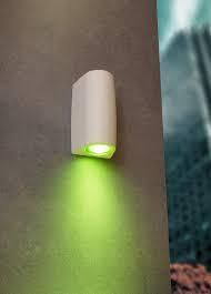 Up Down outdoor Wall Lights in Black, White or Grey Finish