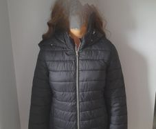 Black Coat / Puffer Jacket -  size S ladies