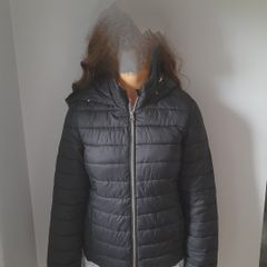 Black Coat / Puffer Jacket -  size S ladies