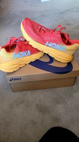 Hoka running shoes, size UK 9.5