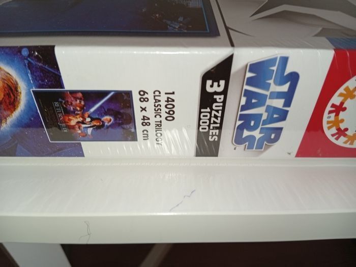 Rare 3 x 1000 Educa Star Wars Classic Trilogy 2008 Puzzle sealed