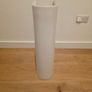 Pedestal Basin Sink Set White Ceramic, Excellent Condition Image 5