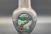 Chinese Porcelain &amp; White Metal Vase 19th Century CHINA Mark