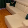Italian REAL White Leather Sofa Image 3