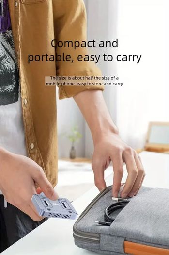 USB3. 2 Dual Disk NVME/SATA Dual Protocol Hard Drive Enclosure, Basic Offline Cloning and Copying Machine, Convenient External Storage, Quick Switching, Office Assistant, Suitable as a Gift, Data Cloning Machine, Fast File Transfer, Stylish Storage