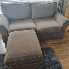 Sofa bed with footstall