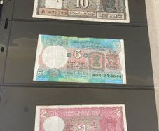 India banknotes circulated