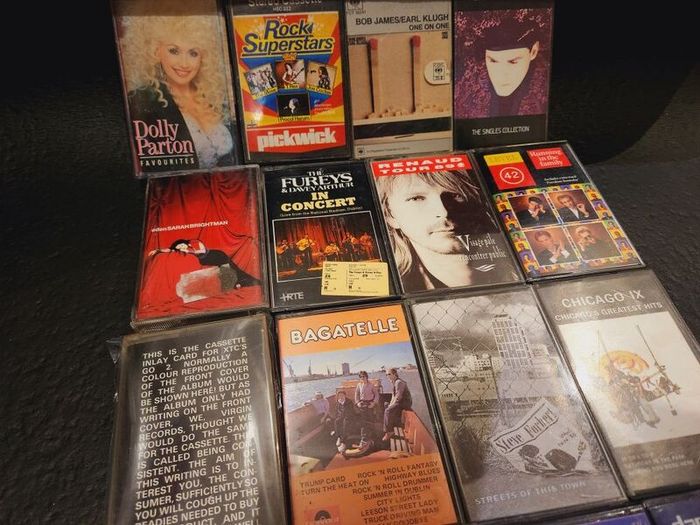 Cassette Tapes Rock, New Wave, Pop Etc x (16)