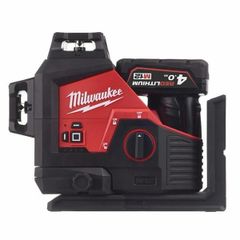 Milwaukee M123PL-401C 12V Green 360 3 Plane Laser (1x4Ah)