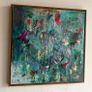 Large Original Floral  Painting Irish abstract art Warm Aesthetic Image 10