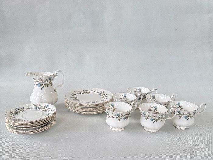 Royal Albert 'Brigadoon' Bone China Part Tea Service - 23 Pieces
