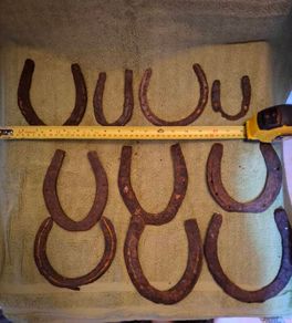Antique horseshoes
