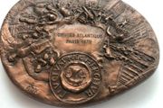 Rare 1975 The Congres Atlantique Copper Medal