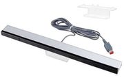 Remote Wired Infrared Ray Sensor Bar for Nintendo Wii + Wii U Console &amp; Stand