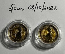 1/10oz Britt pure gold - 2 available