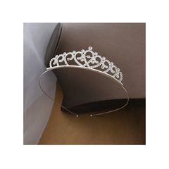 Beautiful Silver Tiara with Sparkly Gems