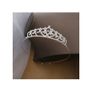 Beautiful Silver Tiara with Sparkly Gems Image 2