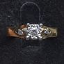 Vintage 18ct Gold Diamond Ring Fully Hallmarked  Size 59 Image 7