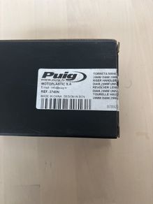 Handle Bar Raisers Puig: 29mm Diameter, 20mm High. Honda, BMW, Yamaha, Kawasaki, Triumph.
