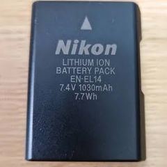 Nikon EN-EL 14 battery,Suitable for: Nikon Coolpix P7000, Nikon Coolpix P7100, Nikon Coolpix P7700, Nikon D3100, Nikon D3200, Nikon D5100, Nikon D5200, Nikon D5300