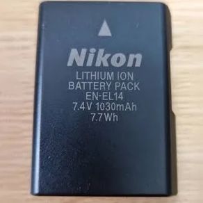 Nikon EN-EL 14 battery,Suitable for: Nikon Coolpix P7000, Nikon Coolpix P7100, Nikon Coolpix P7700, Nikon D3100, Nikon D3200, Nikon D5100, Nikon D5200, Nikon D5300
