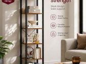 Bookcase vintage brown-black