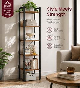 Bookcase vintage brown-black