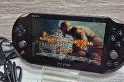 Sony PS Vita PCH-2016 Slim Model Black Console 64GB SD Card With 17 Games
