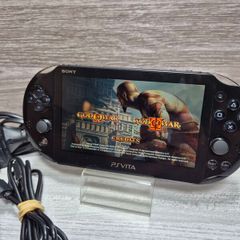 Sony PS Vita PCH-2016 Slim Model Black Console 64GB SD Card With 17 Games