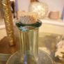 decorative green glass bottle Image 2