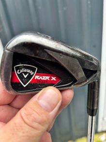 Callaway Razr Black irons(R)M-10 shaft