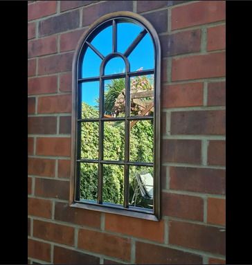 Boho Style Mirror - for home & garden + matching diagonal foil for an unquie home & decor