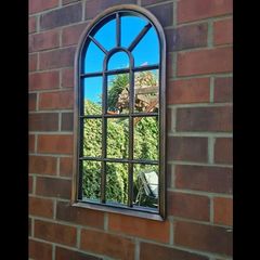 Boho Style Mirror - for home & garden + matching diagonal foil for an unquie home & decor
