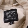 Billabong Beige Cream Graphic Chest Print Drawstring Pullover Hoodie Sweatshirt Mens Size M Image 2