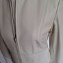 Stunning Cream Genuine Leather Jacket as New (12) Image 4