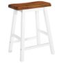 Bar Stools 2 pcs Solid Wood Image 3